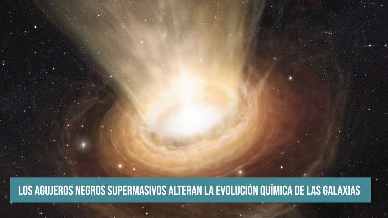 Los agujeros negros supermasivos alteran la evolución química de las galaxias