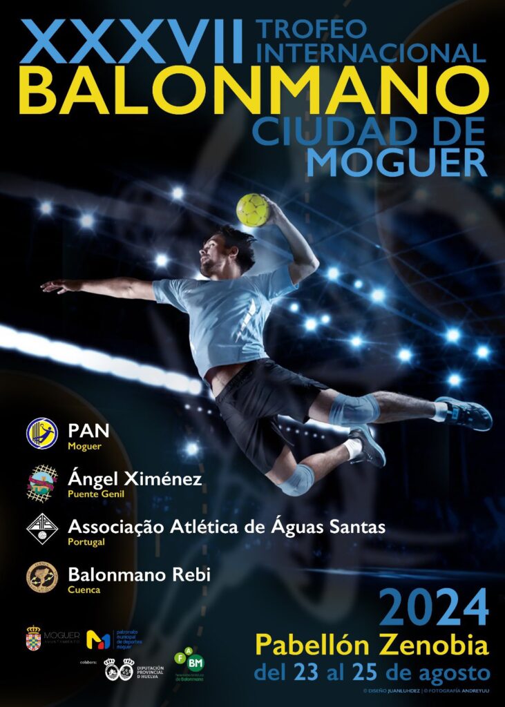 Cartel del Trofeo Internacional de Balonmano Ciudad de Moguer 2024