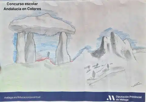 Peña de los enamorados y dolmen