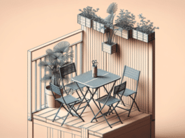 Aldi tira el precio de este conjunto de mesa y sillas plegables, ideal para balcones y terrazas pequeñas