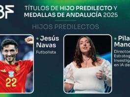 Jesús Navas y Pilar Manchón: Hijos Predilectos de Andalucía