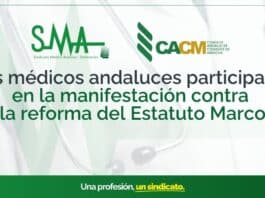 Médicos andaluces se unirán a la manifestación contra la reforma del Estatuto Marco