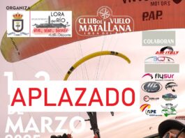 X Concentración de Paramotor en Matallana, Lora del Río (Sevilla), aplazada al 8 y 9 de marzo