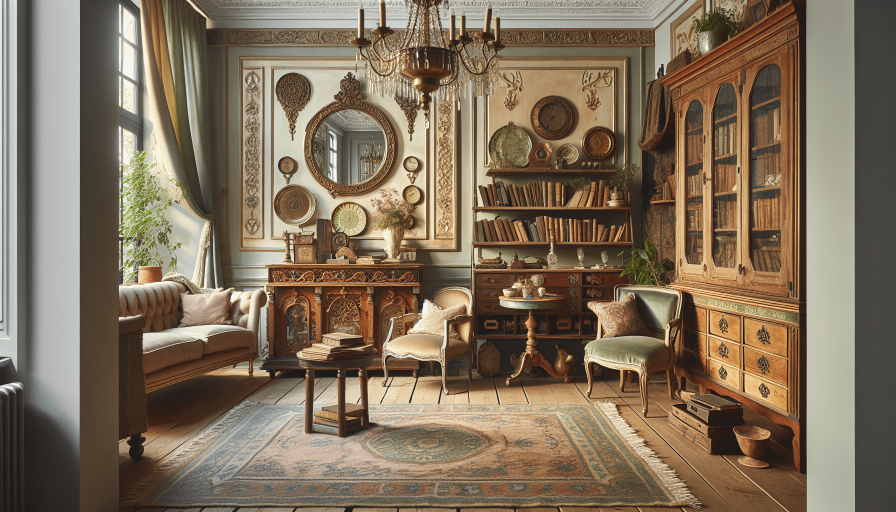 Encanto Retro: Transformando Espacios con Colores Vintage y Tesoros de Segunda Mano