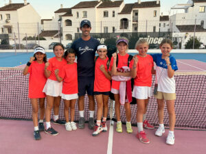El Club Tennis Rincón, campeonas de Andalucía Sub 10