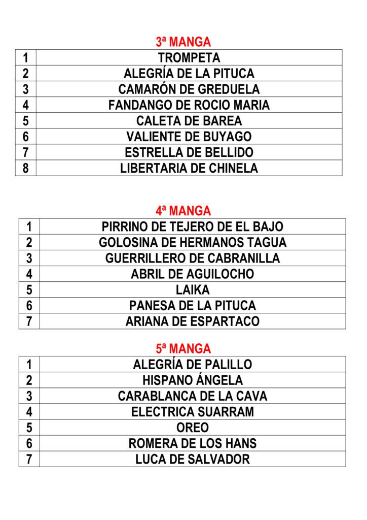Sorteo del IV Campeonato de Andalucía de Regates