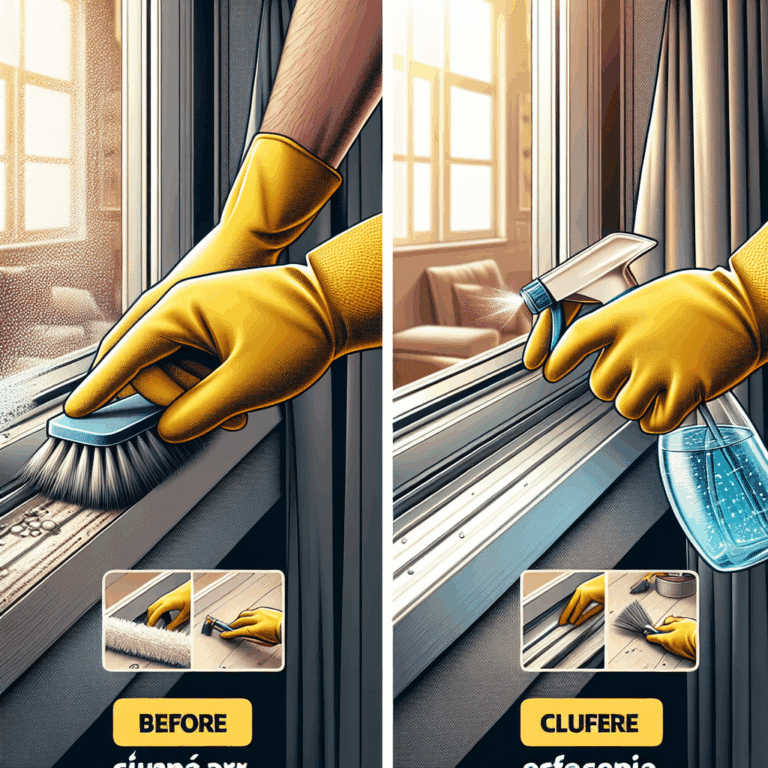 Guía Completa para Limpiar Eficazmente los Rieles de las Ventanas