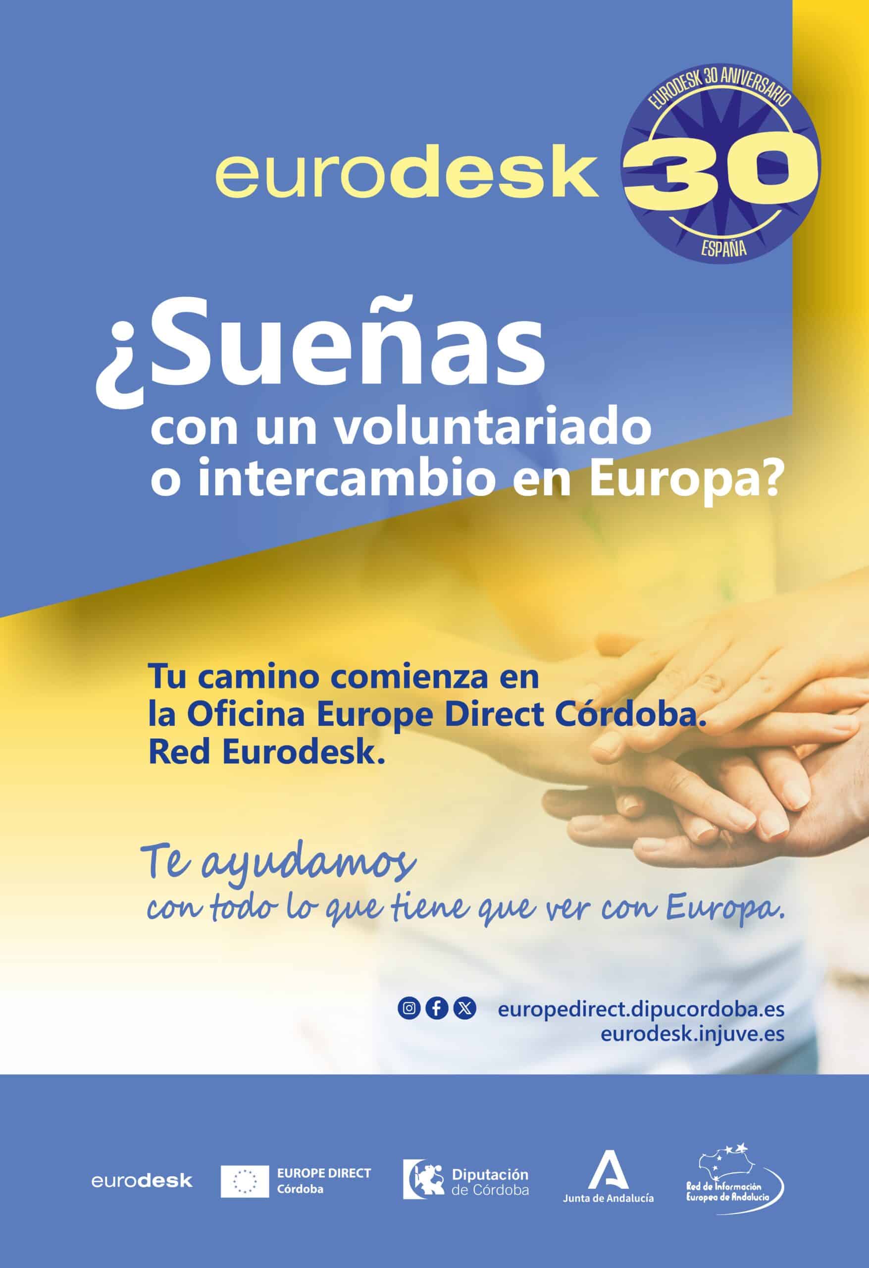 Puente entre Jóvenes Cordobeses y Europa: La Oficina Eurodesk de Puente entre Jóvenes Cordobeses y Europa: La Oficina Eurodesk de la Diputación, Única en España