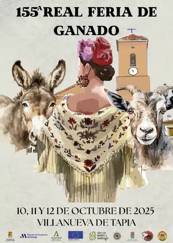 Cartel Feria de Ganado Vva de Tapia