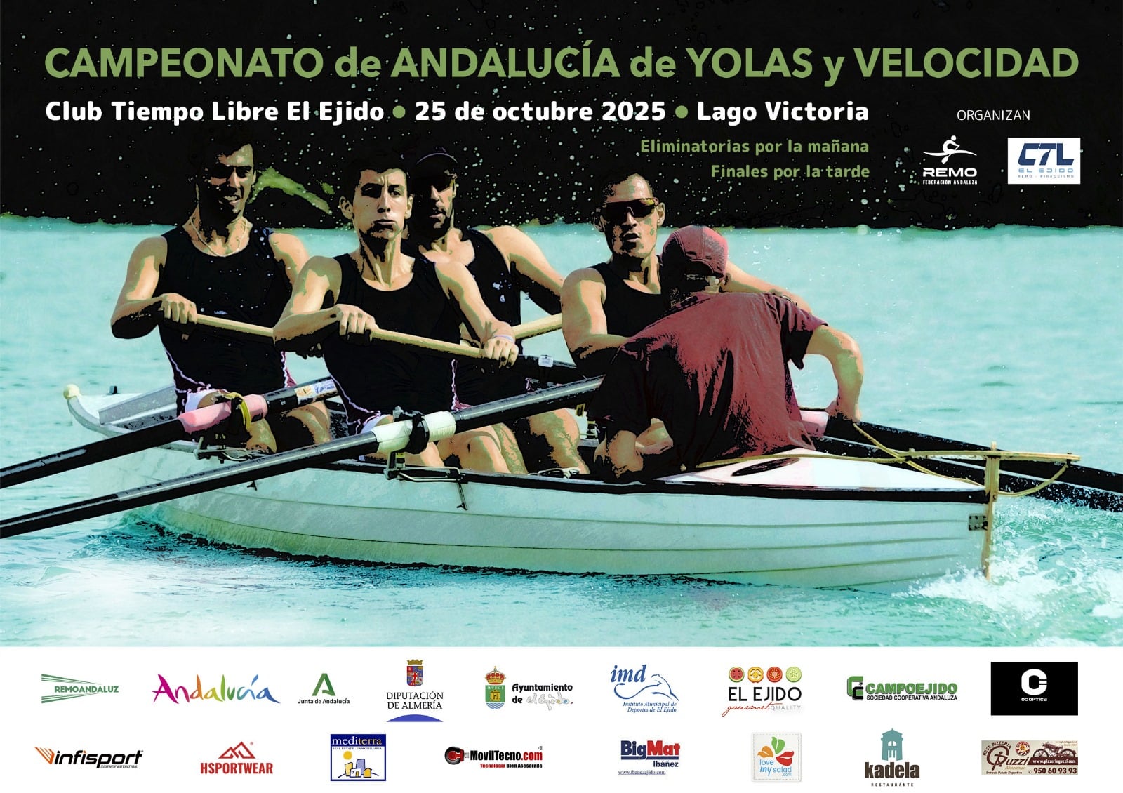 Campeonatos de Andalucía de Yolas y Velocidad Cartel