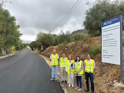 LA DIPUTACIÓN INVERSIÓN DE 540.000 EUROS EN ASFALTADO DE CARRETERAS Arreglo carretera Alcaucín (2)