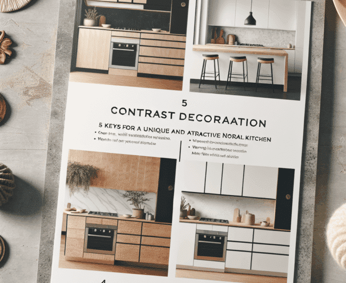 Decoración de contrastes: 5 claves para una cocina nórdica con mucha personalidad