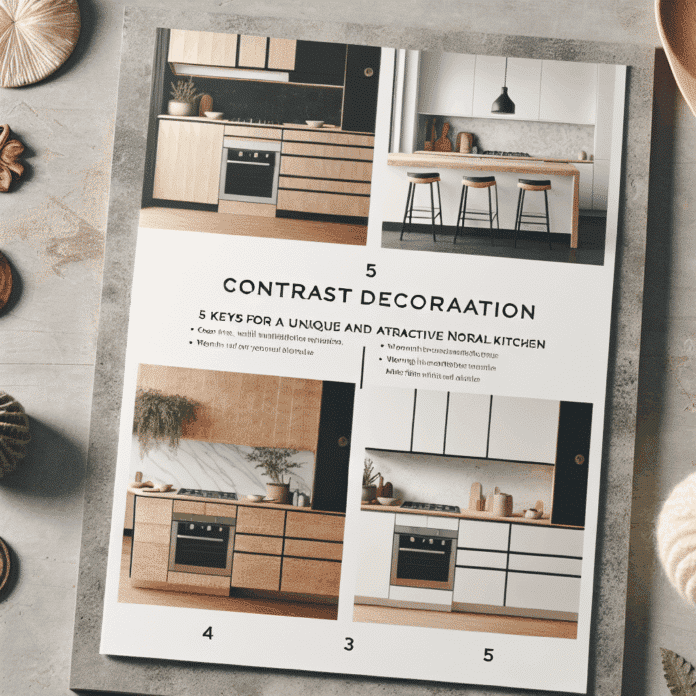 5 Claves para Revitalizar tu Cocina Nórdica con Decoración Contrastante 1 Decoración de contrastes: 5 claves para una cocina nórdica con mucha personalidad