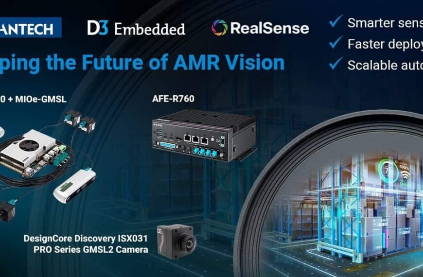 Advantech y D3 Embedded Unen Fuerzas para Potenciar la Visión e Inteligencia de los Robots Autónomos Industriales