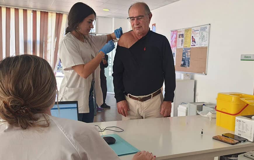 Andalucía ofrece vacunación sin cita contra la gripe todos los miércoles en 580 puntos