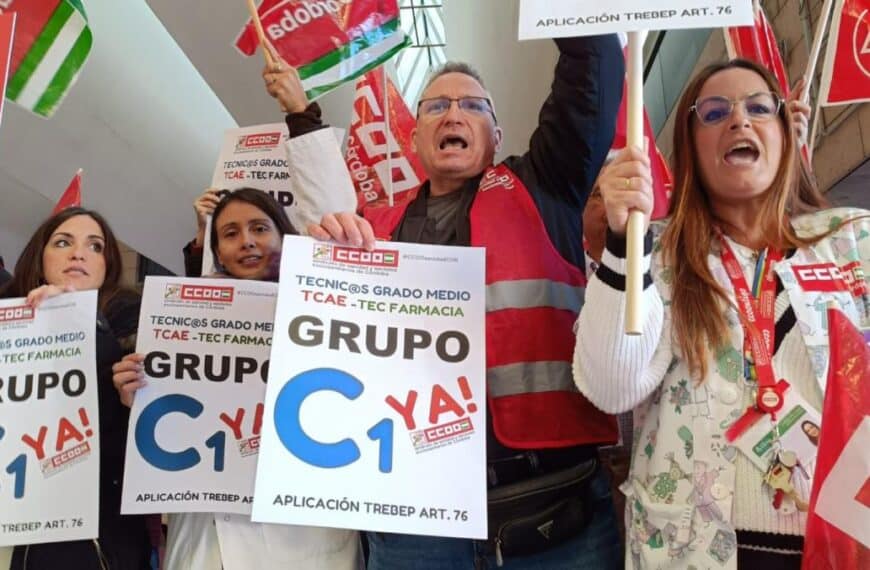 CCOO reclama la clasificación del PTCE en el grupo C1.