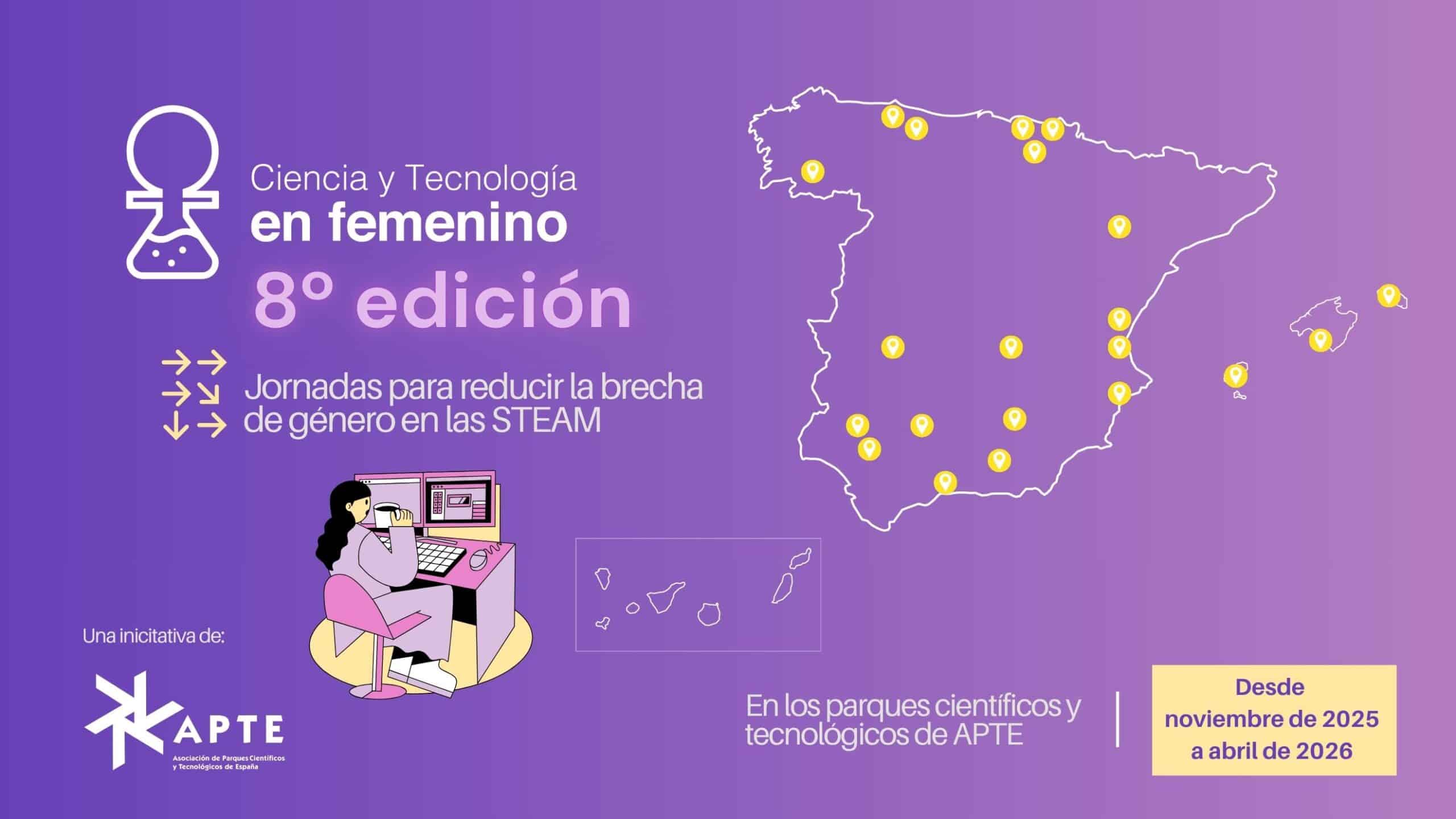 <p><strong>"Ciencia y Tecnología en Femenino: Lanzamiento de la 8ª Edición con 80 Mujeres Referentes en Parques Científicos y Tecnológicos"</strong></p> 1 Ciencia Tecnología femenino mujeres referentes