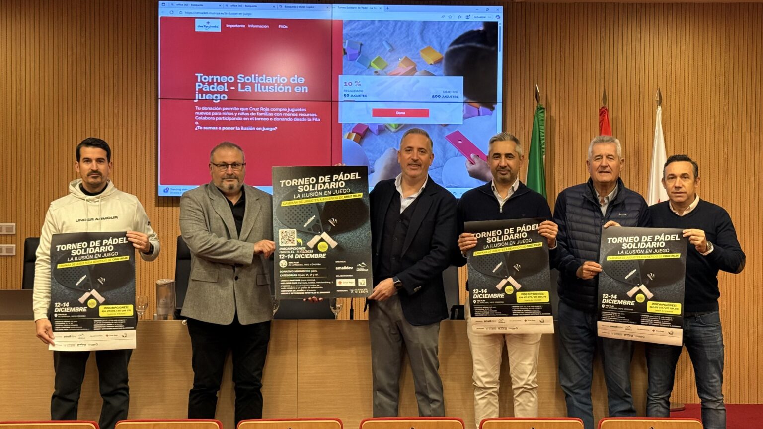 Nace en Córdoba el Torneo de Pádel Solidario 'La Ilusión en Juego', a beneficio de Cruz Roja