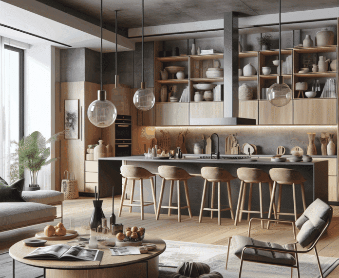 ahora tras la reforma es una cocina de revista que incluye zona de comedor