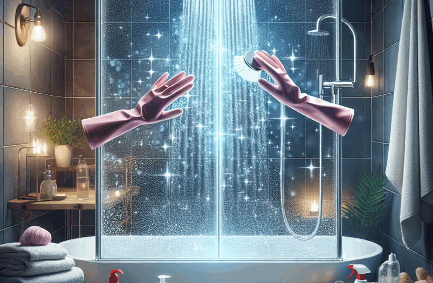 Descubre el Truco Revolucionario para Mantener tu Mampara de Ducha Impecable y Libre de Sarro
