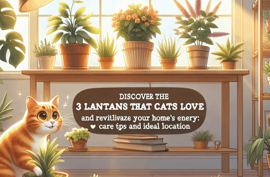 Descubre las 3 Plantas que Encantan a los Gatos y Revitalizan la Energía de Tu Hogar: Consejos de Cuidado y Ubicación Ideal