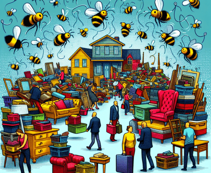 vaciar casas organizando mercadillos es una tendencia al alza