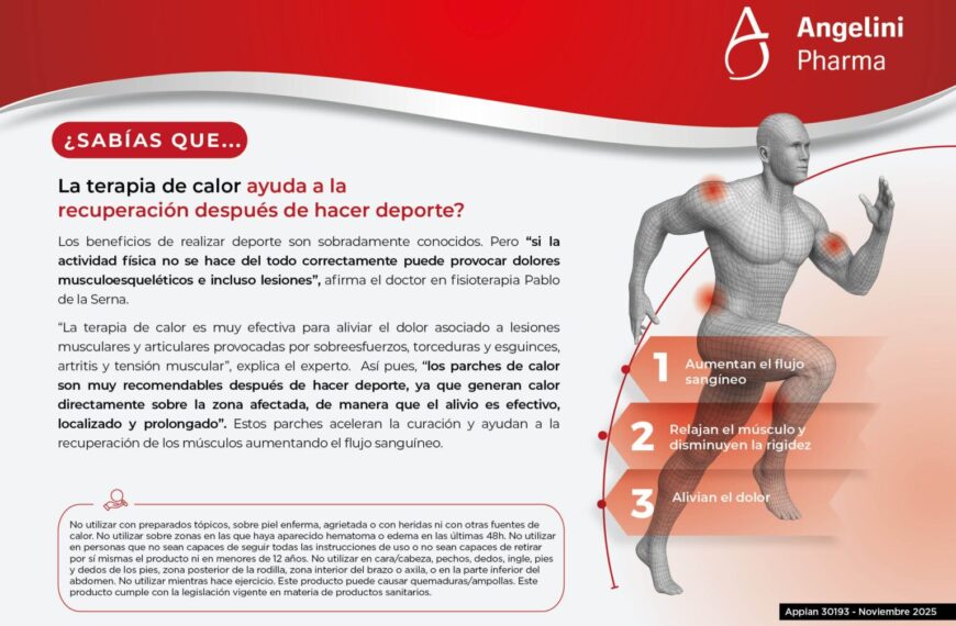La aplicación de calor mejora la recuperación después de realizar deporte, según Pablo de la Serna