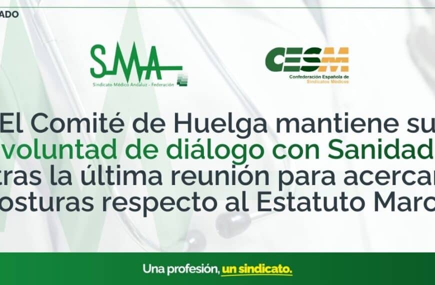 El Comité de Huelga Reafirma su Compromiso de Diálogo con Sanidad Tras la Última Reunión sobre el Estatuto Marco