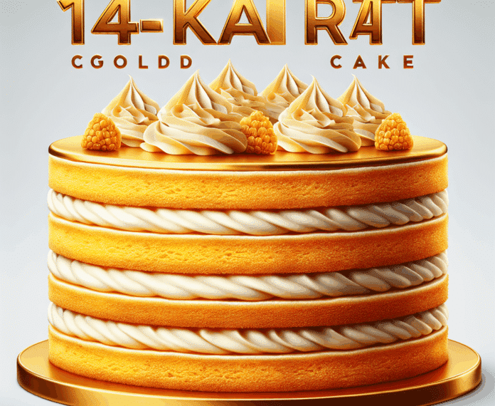 Bizcocho Rosalía: El viral bizcocho de 14 kilates