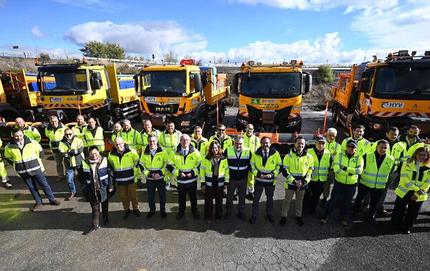 El Gobierno andaluz moviliza más de 500 profesionales y 148 vehículos ante las nevadas