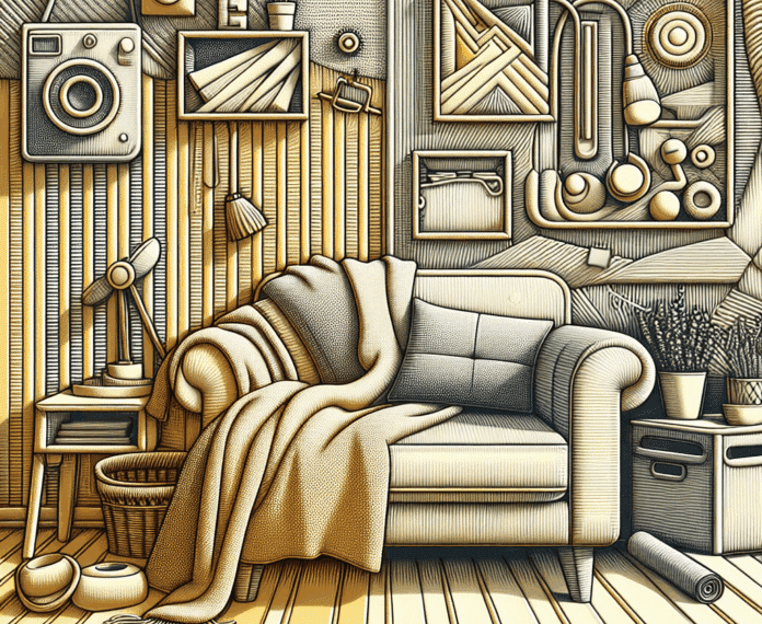 es ideal para guardar las mantitas del sofá