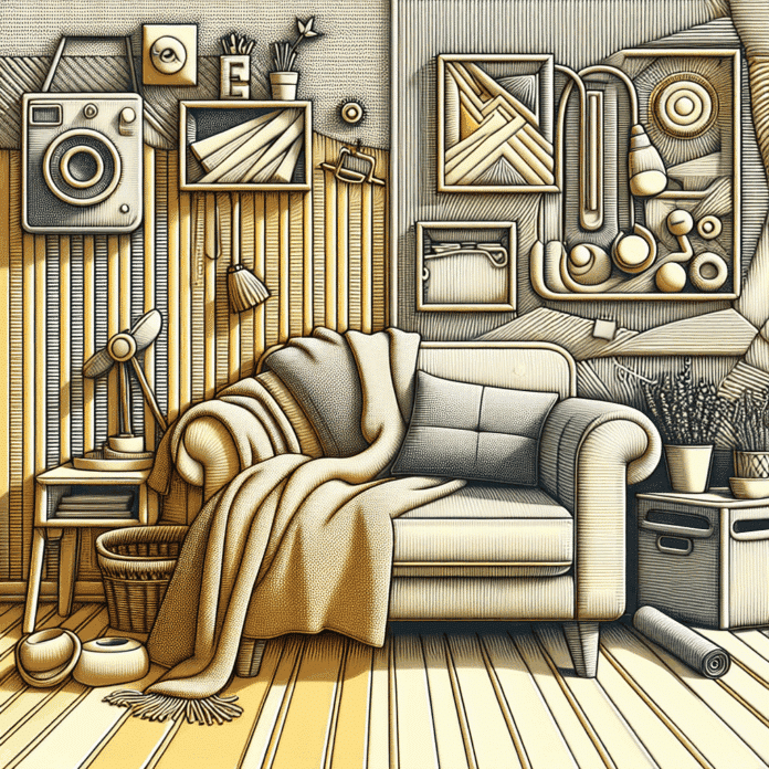 El Rincón Perfecto: Espacio Ideal para Tus Mantitas del Sofá 1 es ideal para guardar las mantitas del sofá