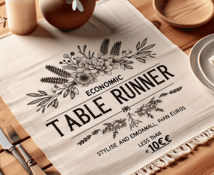 incorporan un camino de mesa y cuestan menos de 10 euros