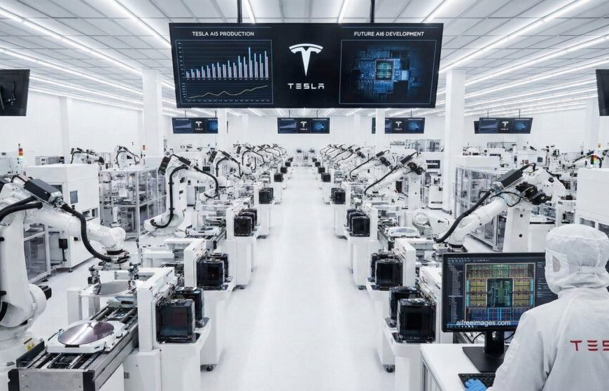 Elon Musk asegura que Tesla superará la producción de chips de IA frente a toda su competencia