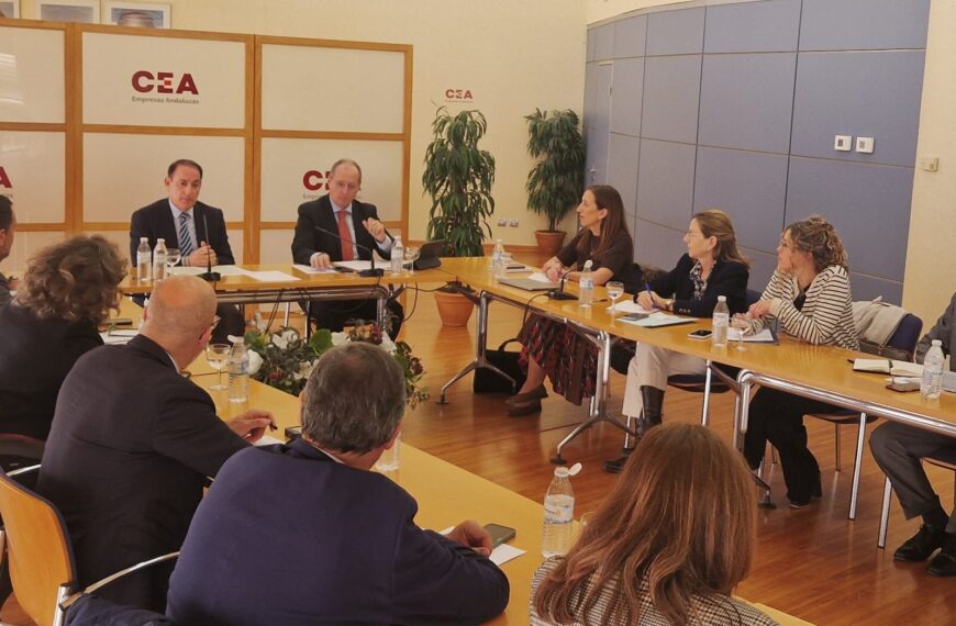 Encuentro de Trabajo de la CEA con Secretarios Generales Territoriales para Fortalecer la Coordinación Empresarial en Andalucía