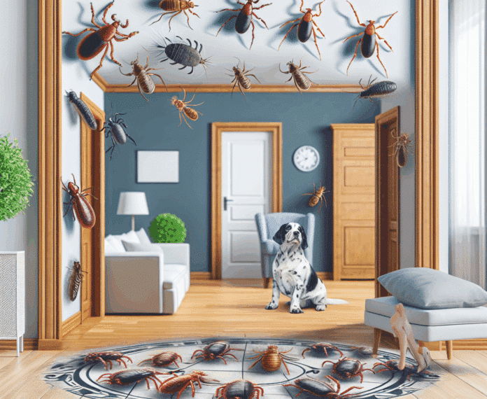 Eliminar pulgas y garrapatas en casa