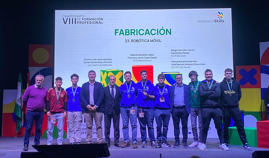 Estudiantes de Málaga y Córdoba Triunfan con Más Oros en las Olimpiadas de FP