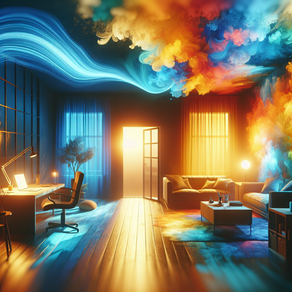 Explorando Emociones Transformaciones Cromaticas en Espacios Personales