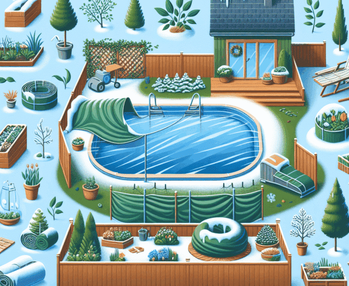 cómo proteger las zonas verdes de tu hogar y resguardar la piscina durante los meses de frío