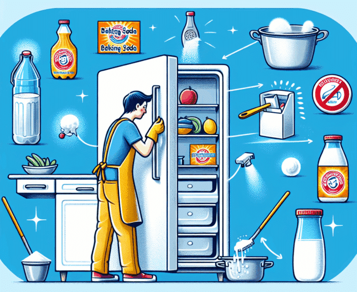 Limpieza de frigorífico con bicarbonato