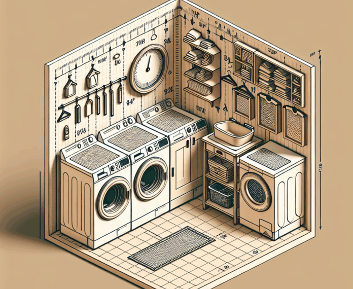 Cómo distribuir una lavandería pequeña