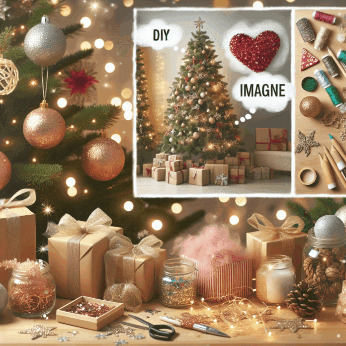 Hogar Festivo: Ideas Creativas y Asequibles para Celebrar 1 Decoración navideña fácil y económica