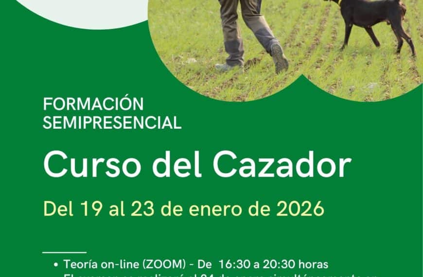 Inicio del Nuevo Curso de Cazador Online 2026 por la Escuela de Caza 'Pedro Acedo' en Enero – Federación Andaluza de Caza