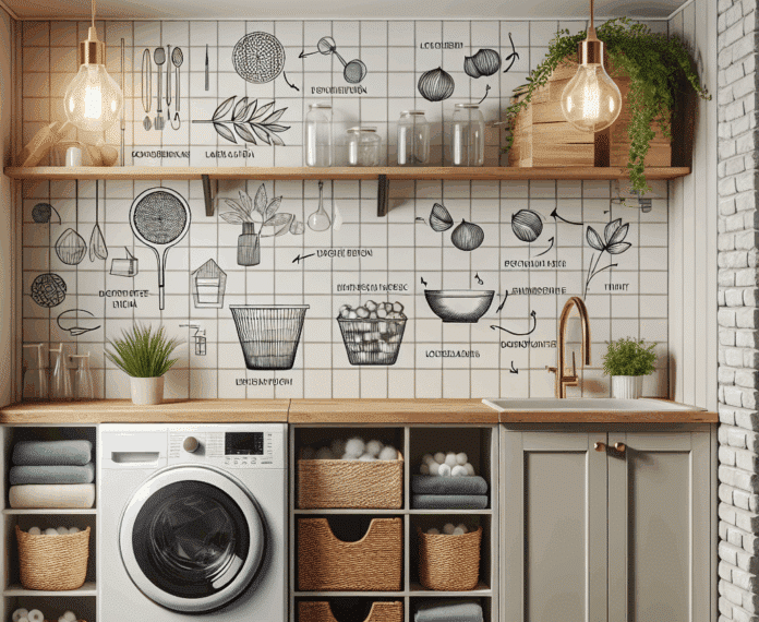 Encimeras y armarios para lavadero