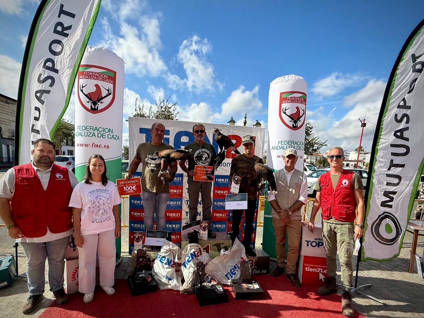 Juan Antonio Pérez, Raúl Aire y Juanma Campos: Campeones de Juan Antonio Pérez, Raúl Aire y Juanma Campos: Campeones de Señuelo Mecánico 2025 según la Federación Andaluza de Caza