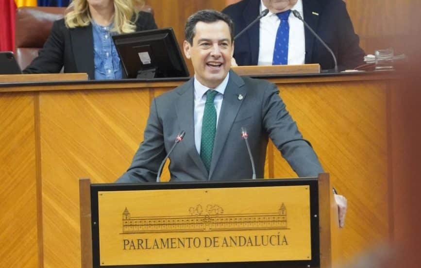 Juanma Moreno, en el Debate del Estado de la Comunidad