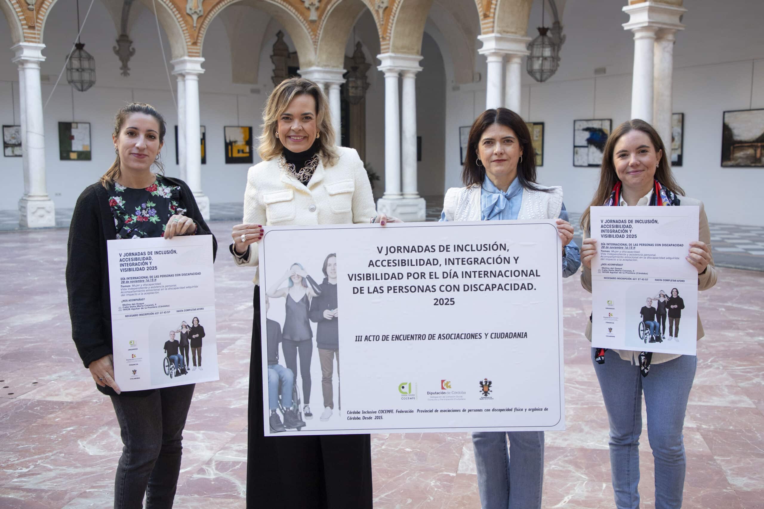La Diputación de Córdoba Respaldará las V Jornadas de Inclusión, Accesibilidad, Integración y Visibilidad, así como el Programa ‘Educar en Inclusión’