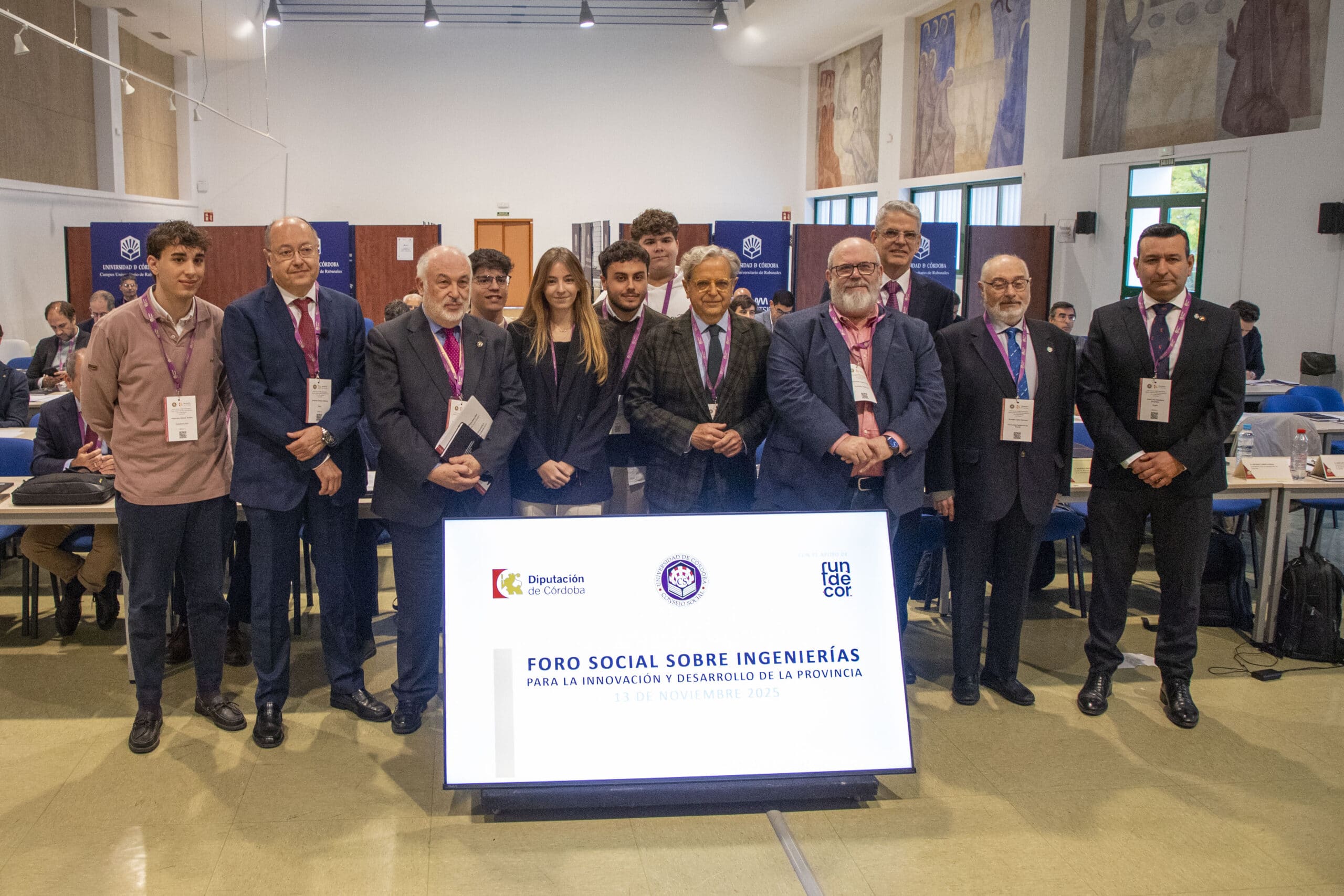 "La Diputación y la UCO resaltan el carácter pionero del I Foro Social Provincial sobre Ingenierías para Fomentar la Innovación y el Desarrollo en Córdoba"
