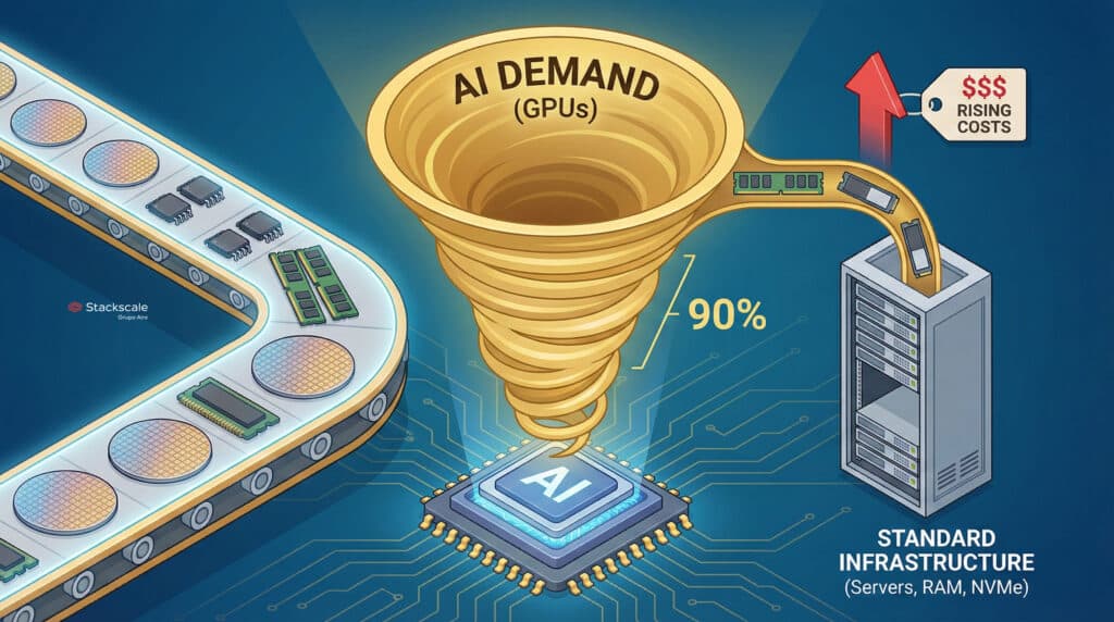 La IA Impulsa un Aumento de Costos en la Infraestructura