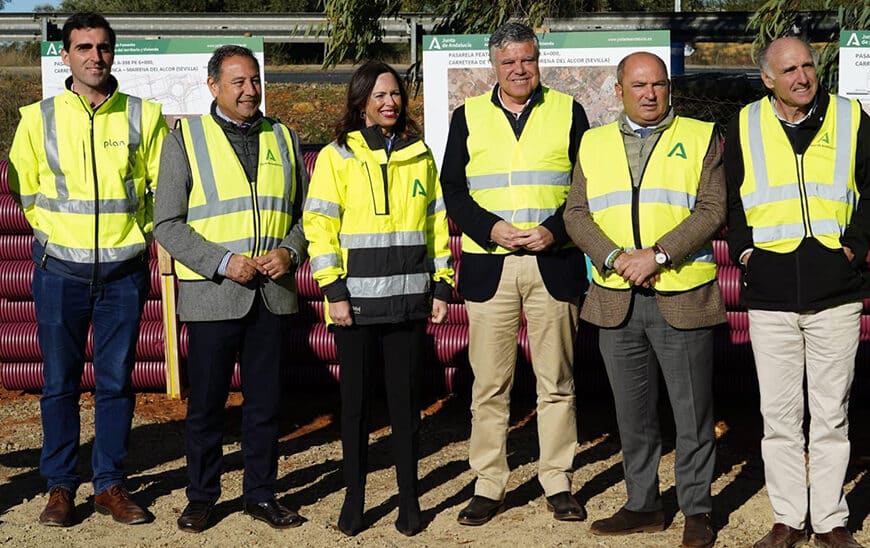 La Junta Comienza la Construcción de una Pasarela Peatonal para Conectar Urbanizaciones con Mairena del Alcor
